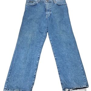 Hugo Boss CUSTER Straight Leg Jeans Men’s 38x36” Zip Front Blue EUC